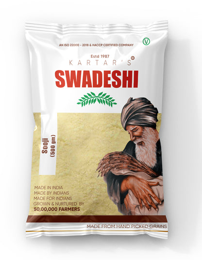 Swadeshi Sooji (Roasted) 500 gms