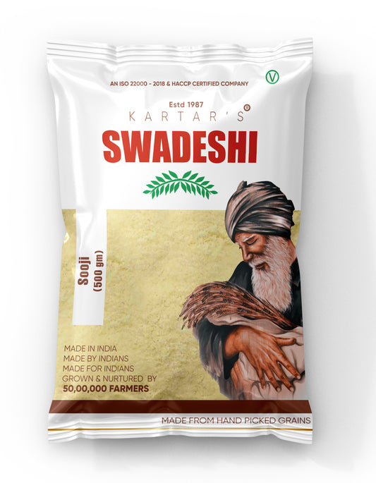 Swadeshi Sooji (Roasted) 500 gms