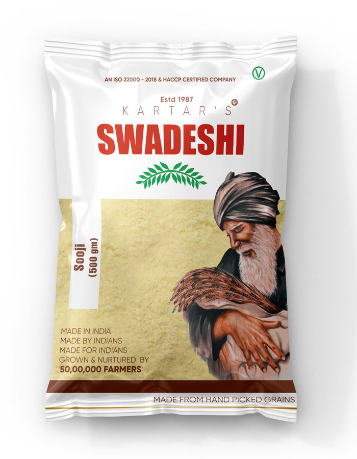Swadeshi Sooji (Roasted) 500 gms