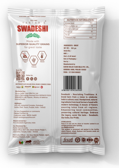 Swadeshi Sooji (Roasted) 500 gms