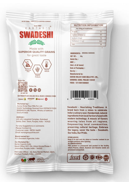 Swadeshi Premium Makhana 60gms