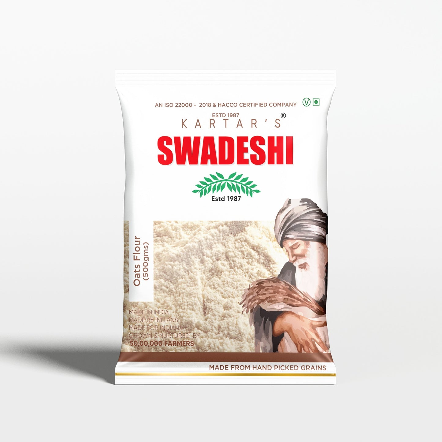 Swadeshi Oats Flour- 500 gms